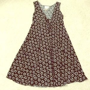 Cute light dress with yellow polka dots size XS